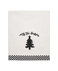 Avanti Tis the Season Holiday Plaid Cotton Bath Towel, 27" x 50"