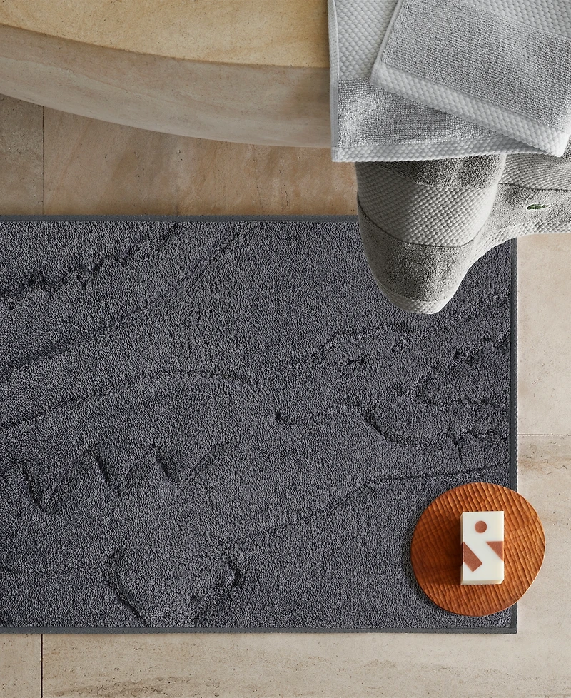 Lacoste Home Heritage Anti-Microbial Bath Rug, 20" x 32"