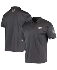 Men's Charcoal Cal Bears Oht Military Inspired Appreciation Digital Camo Polo