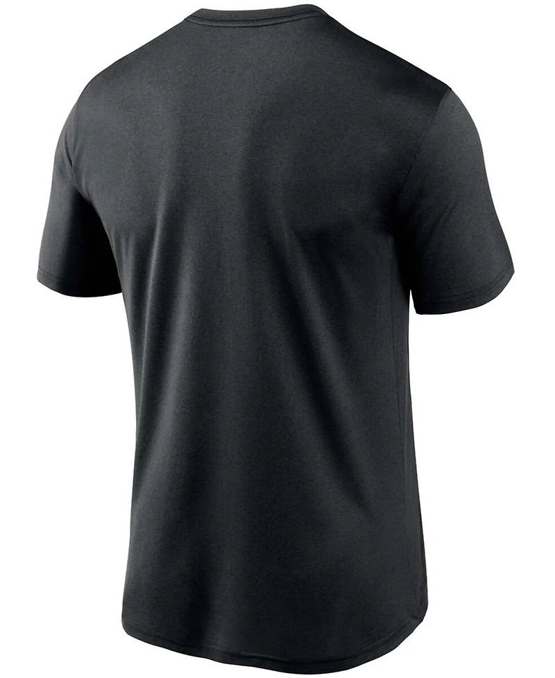 Men's Big and Tall Black Baltimore Ravens Logo Essential Legend Performance T-shirt