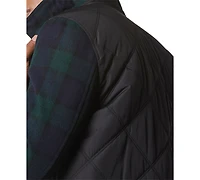 Marc New York Men's Gosper Quilted Plaid Shirt Jacket