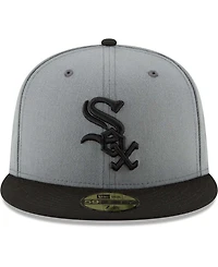 Men's Gray, Black Chicago White Sox Two-Tone 59FIFTY Fitted Hat