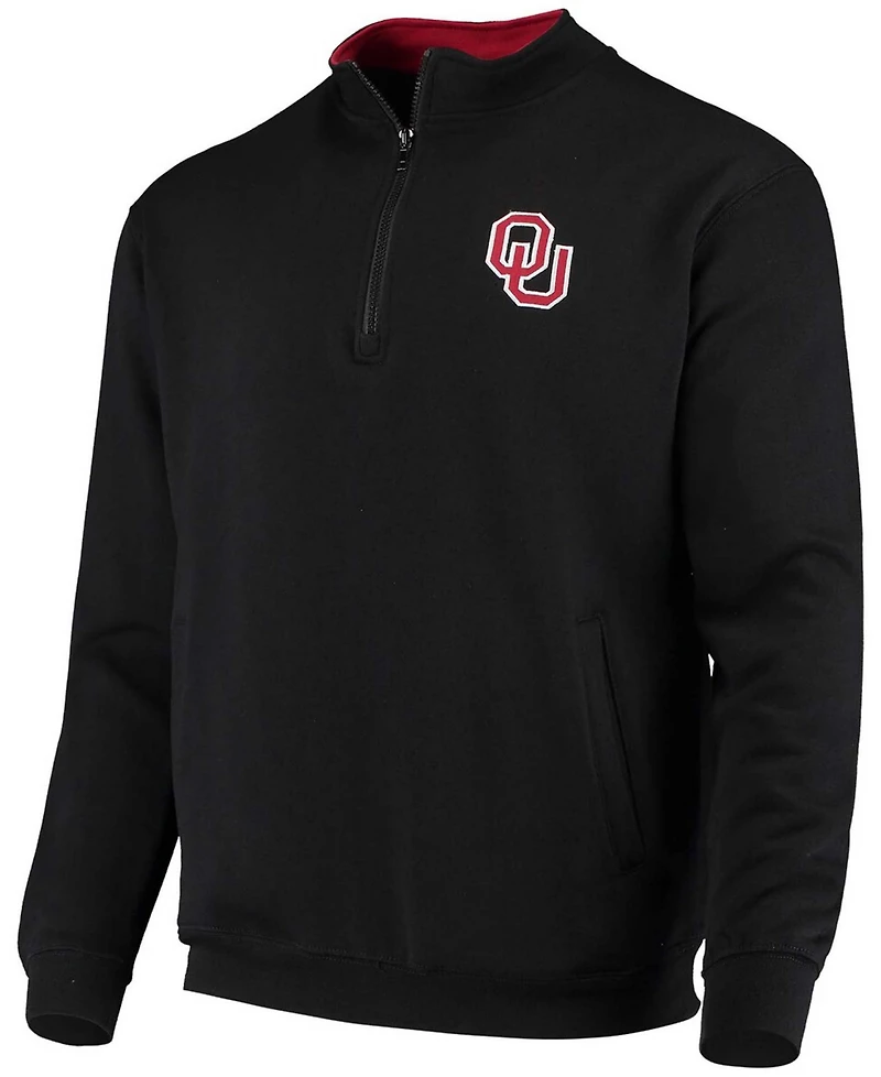 Men's Colosseum Oklahoma Sooners Tortugas Logo Quarter-Zip Jacket