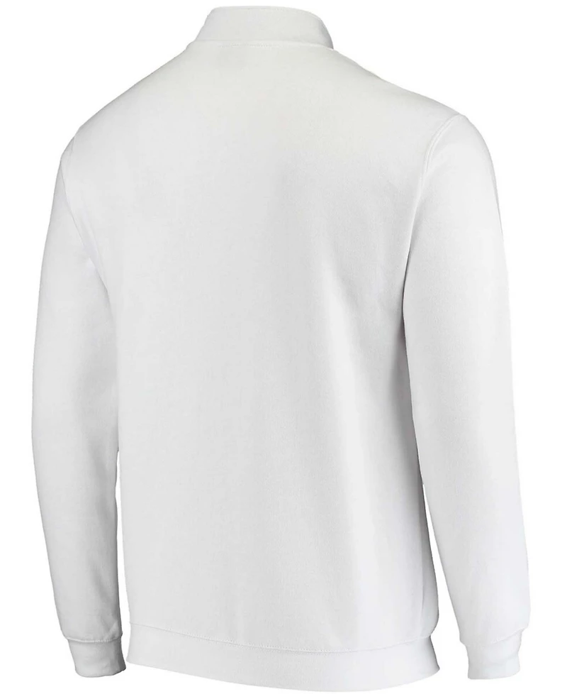 Men's White Purdue Boilermakers Tortugas Logo Quarter-Zip Jacket