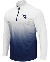 Men's Navy West Virginia Mountaineers Magic Team Logo Quarter-Zip Jacket