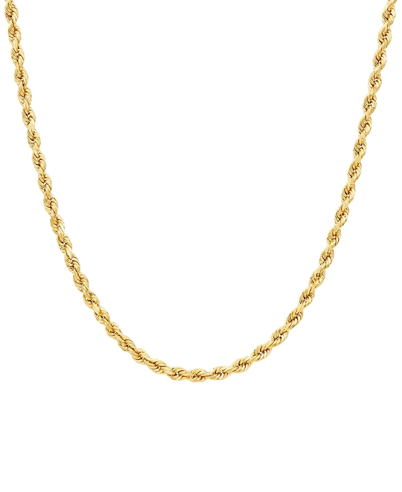 Rope Link 22" Chain Necklace in 10k Gold