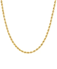 Rope Link 22" Chain Necklace in 10k Gold