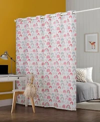 Sun Zero Rainbows Print Blackout Grommet Curtain Panel Collection