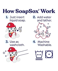 SoapSox Paw Patrol Marshall Bath Toy Sponge