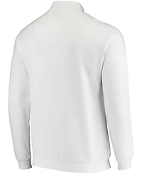 Men's White Rutgers Scarlet Knights Tortugas Logo Quarter-Zip Jacket