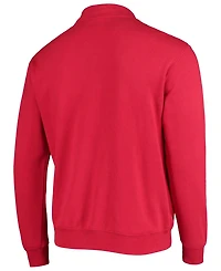 Men's Red San Diego State Aztecs Tortugas Logo Quarter-Zip Jacket