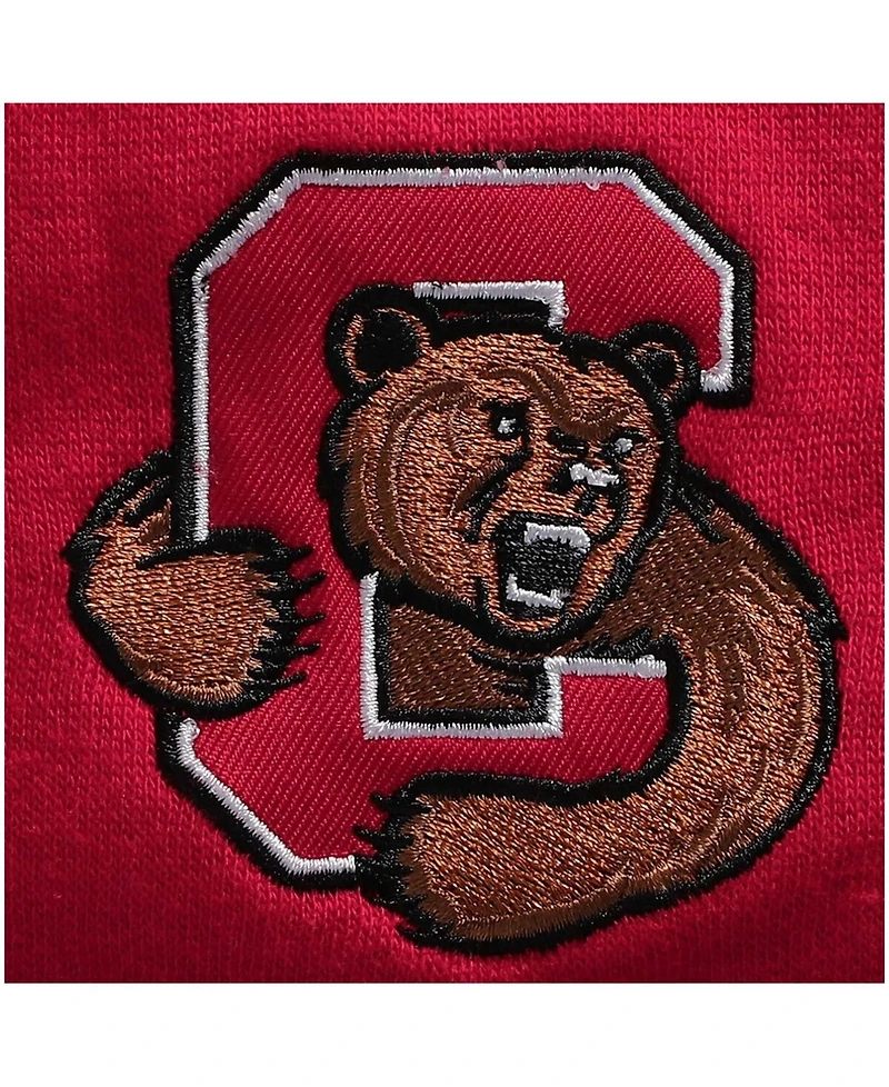Men's Red Cornell Big Red Tortugas Logo Quarter-Zip Jacket