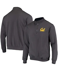 Men's Charcoal Cal Bears Tortugas Logo Quarter-Zip Jacket