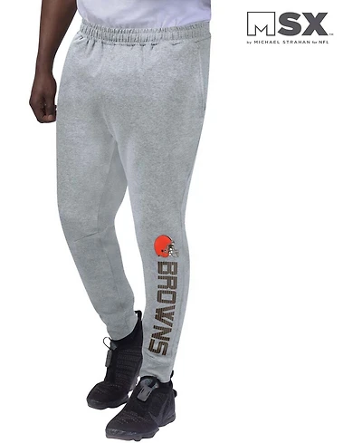 Men's Heather Gray Cleveland Browns Jogger Pants