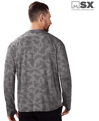 Men's Black Carolina Panthers Camo Long Sleeve T-shirt