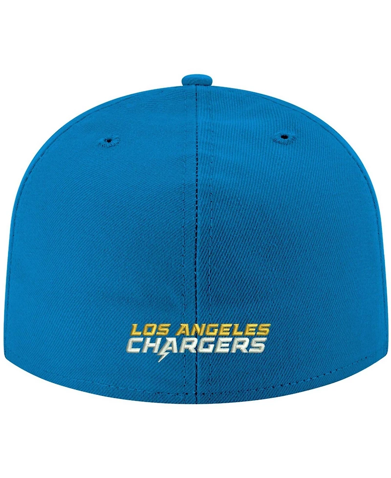 Men's Powder Blue Los Angeles Chargers Team Basic 59Fifty Fitted Hat