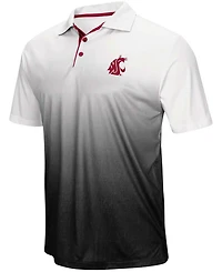Men's Gray Washington State Cougars Magic Team Logo Polo Shirt