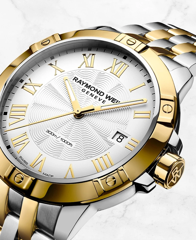 Raymond Weil Men's Swiss Tango Two-Tone Pvd Stainless Steel Bracelet Watch 41mm 8160-stp-00308