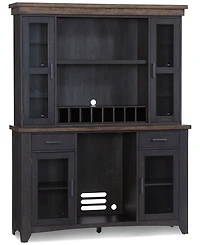 Peighton Back Bar with Hutch
