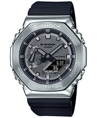 G-Shock Men's Black & Silver-Tone Strap Watch 45.2mm
