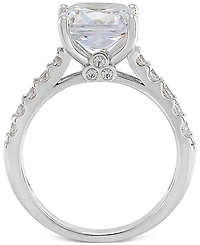 Arabella Sterling Silver Ring Set, Cubic Zirconia Bridal Ring and Band Set (8 ct. t.w.)