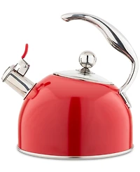 Viking Stainless Steel 2.6-Quart Black Tea Kettle with Copper Handle