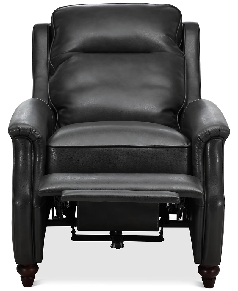 Closeout! Haizen 32" Leather Power Recliner, Created for Macy's