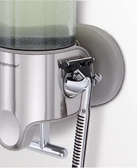 simplehuman Double Wall Mount Pump Shower Soap Dispenser