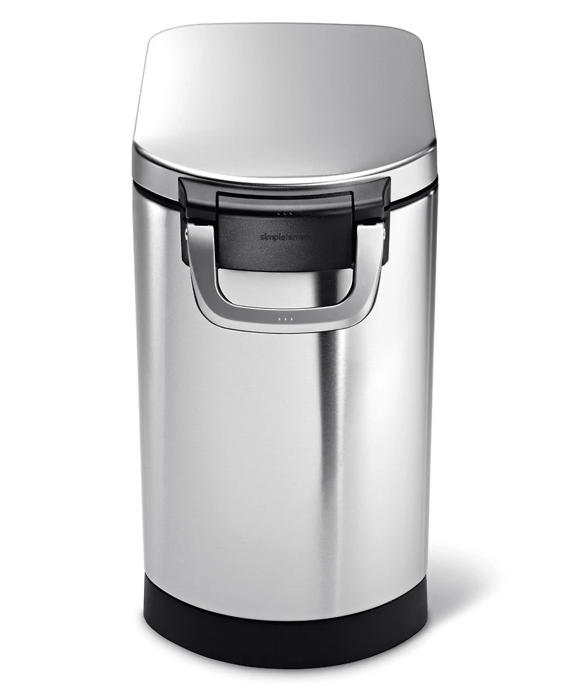 simplehuman Medium Pet Food Can, Storage Container with Magnetic Scoop