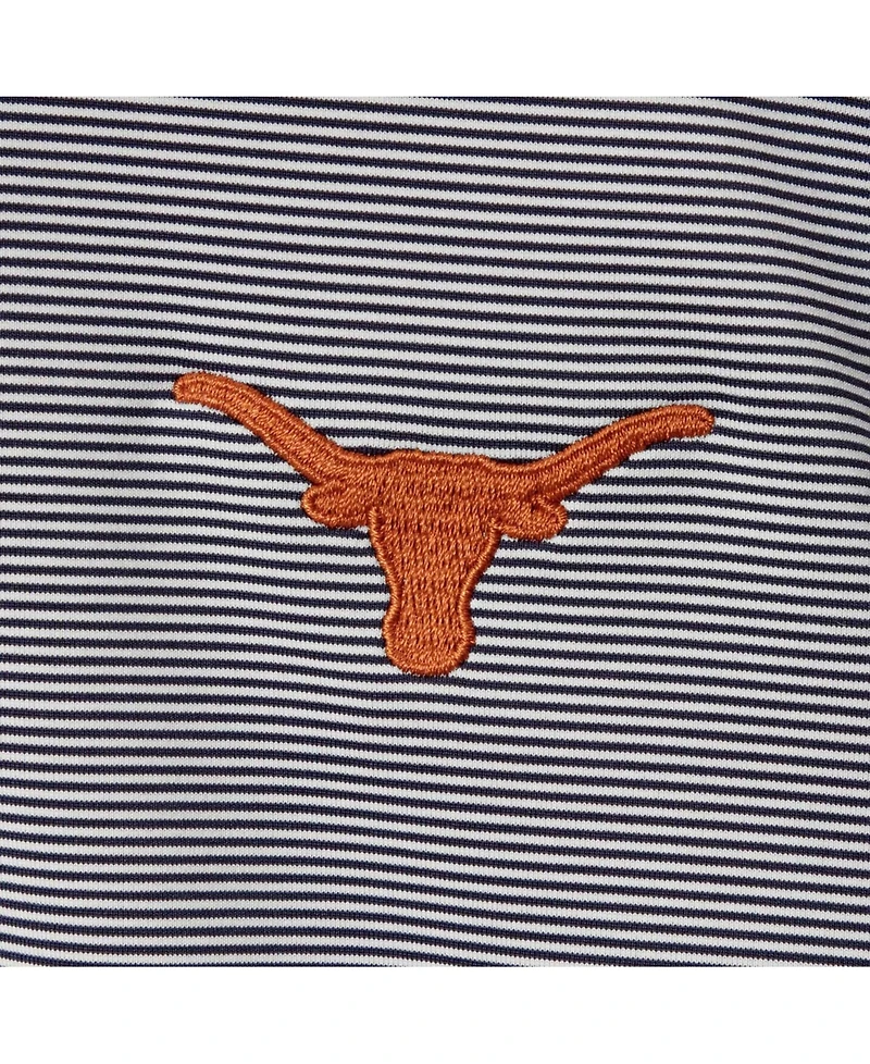 Men's Peter Millar Navy Texas Longhorns Jubilee Stripe Polo Shirt