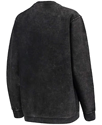 Women's Michigan State Spartans Comfy Cord Vintage-Like Wash Basic Arch Pullover Sweatshirt