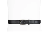 Club Room Men's Faux Leather Pebble Grain Stretch Belt, Created for Macy's