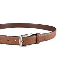 Club Room Men's Faux Leather Pebble Grain Stretch Belt, Created for Macy's