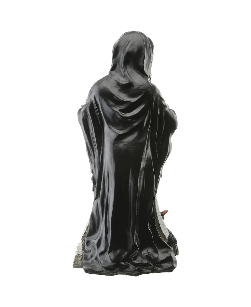 National Tree Company 12" Tombstone and Skeleton Reaper
