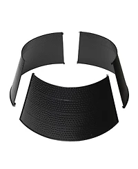 Glitzhome Black Hammer-Harden Metal Tree Collar Kd, 26"