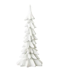 Glitzhome Resin Christmas Table Tree Decor, 14.75"