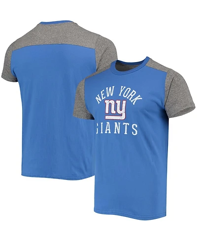 Men's Royal, Gray New York Giants Field Goal Slub T-shirt