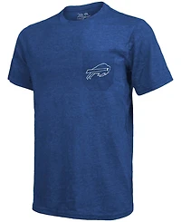 Buffalo Bills Tri-Blend Pocket T-shirt - Royal