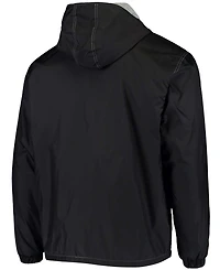 Men's Black New Orleans Saints Legacy Stadium Full-Snap Hoodie Jacket