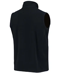 Men's Navy New England Patriots Houston Fleece Full-Zip Vest