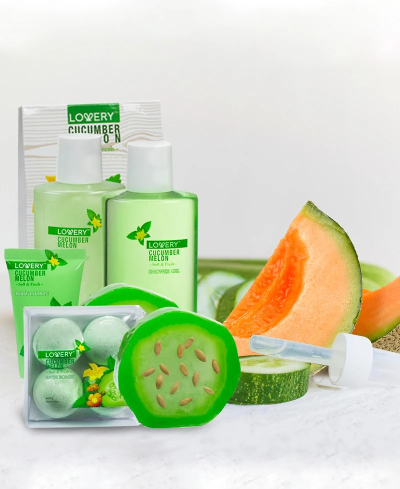 Lovery 12-Pc. Cucumber Melon Bath & Body Care Gift Set