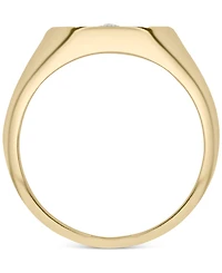 Wrapped Diamond Cross Ring (1/7 ct. t.w.) 14k Gold, Created for Macy's