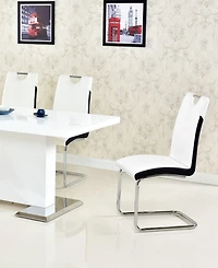 Bono Upholstered Modern Side Chairs, Set of 2