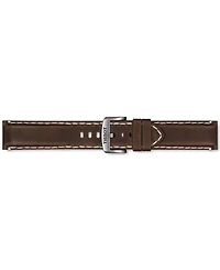 Tissot Men's Swiss Chronograph Xl Vintage Brown Leather Strap Watch 45mm