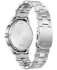 Citizen Men's Eco Drive Classic Stainless Steel Bracelet Watch 42mm, Created for Macy's