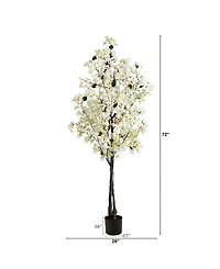 6' Bougainvillea Artificial Tree