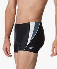 Speedo Men's Fitness Splice Stretch Upf 50+ Swim Trunks