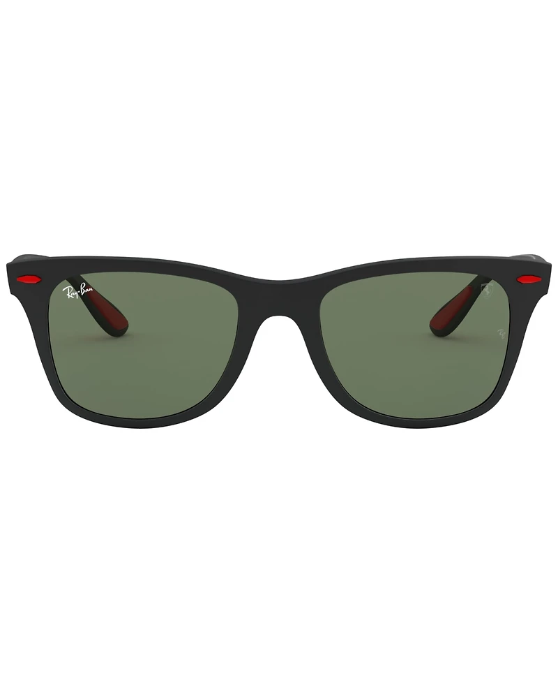 Ray-Ban Scuderia Ferrari Collection 52 Men's Low Bridge Fit Sunglasses