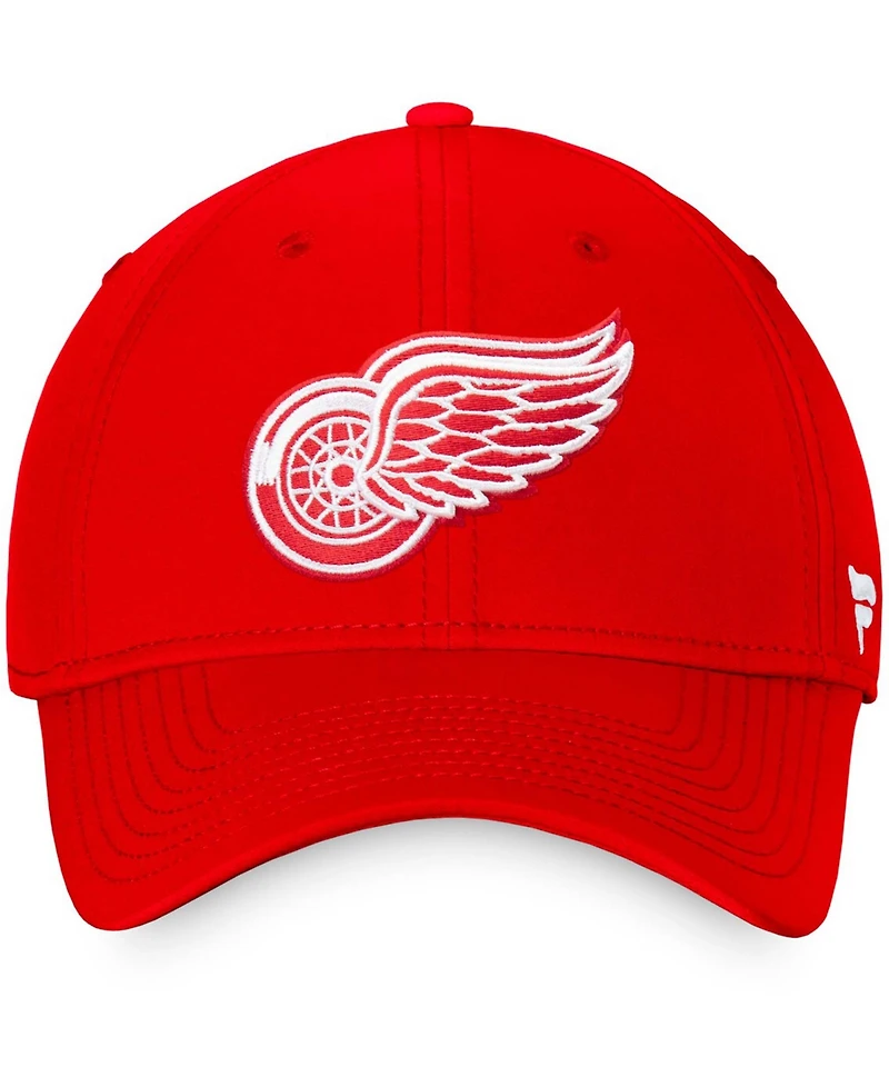 Men's Red Detroit Red Wings Core Primary Logo Flex Hat