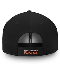 Men's Black Philadelphia Flyers Core Adjustable Hat